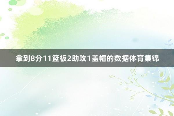拿到8分11篮板2助攻1盖帽的数据体育集锦