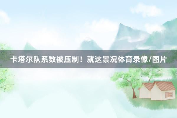 卡塔尔队系数被压制！就这景况体育录像/图片