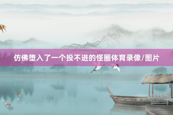 仿佛堕入了一个投不进的怪圈体育录像/图片