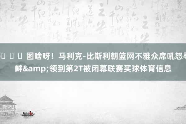 😓图啥呀！马利克-比斯利朝篮网不雅众席吼怒寻衅&领到第2T被闭幕联赛买球体育信息