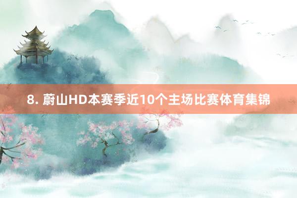 8. 蔚山HD本赛季近10个主场比赛体育集锦
